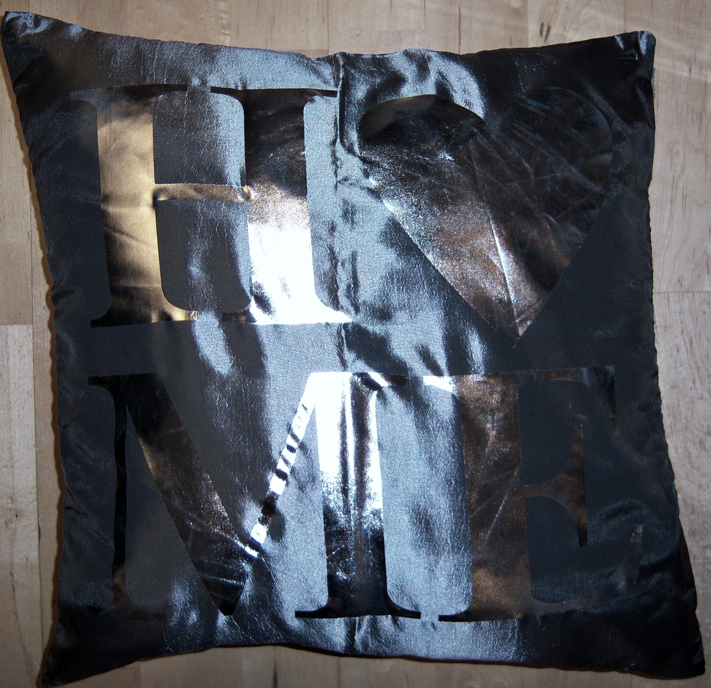 The Home Furnishings Company SALE ! Set of 6 Grey Satin Cushion Covers 43x43 cms Only £8 SET OF 6 CUSHION COVERS !!
