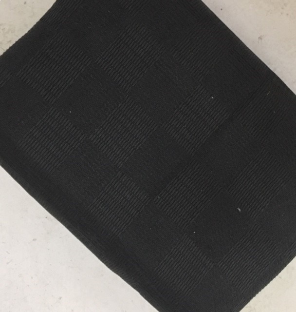 The Home Furnishings Company 100% Cotton Black Throws - for all size sofa, chairs and beds