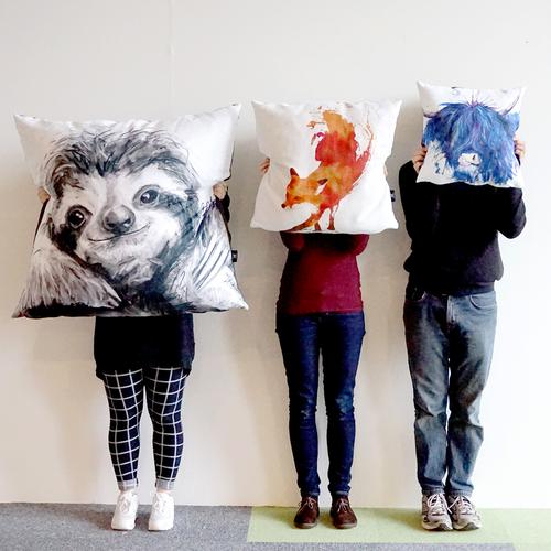 The Home Furnishings Company Dachshund Floor Cushion Giant Size: 3 Feet x 3 Feet - plus scatter cushions