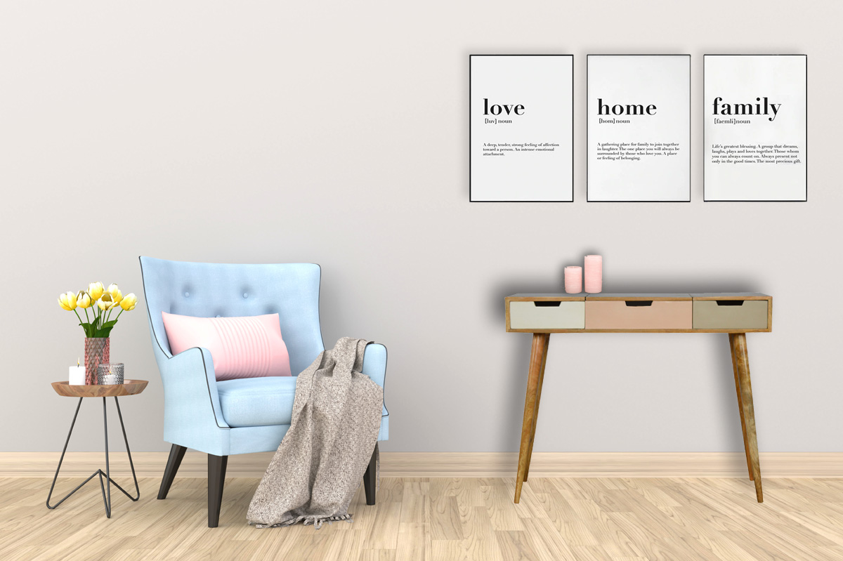 The Home Furnishings Company Nordic Style Blush Pink and White Folding Dressing Table