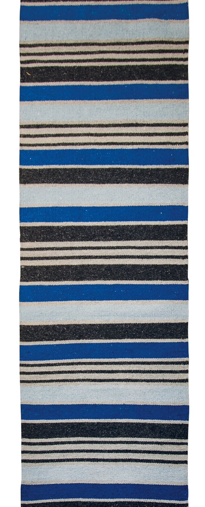 The Home Furnishings Company Blue Stripe Recycled Cotton Rug and Runner
