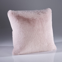The Home Furnishings Company Soft Pink Luxury Faux Fur Throw and Cushions