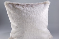 The Home Furnishings Company Beige Alaska Fox Luxury Faux Fur Throw 140x180cms