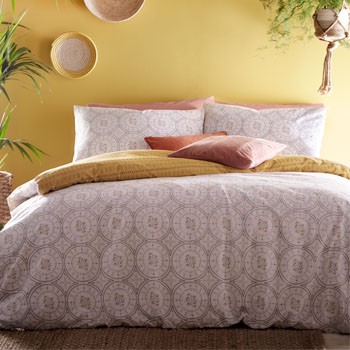 The Home Furnishings Company Mandala Duvet Cover and Matching Pillow Cases